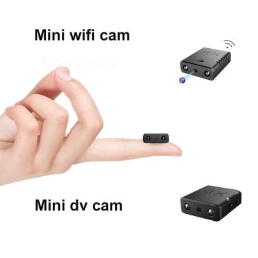 Imagem de Mini câmera wi fi hd 1080p câmera de segurança em casa filmadora visão noturna micro detecção