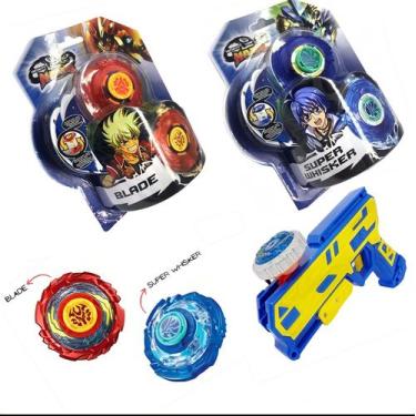 2X Kits Beyblade Brinquedo Com Peões + Lançador Speed Top em Promoção na  Americanas