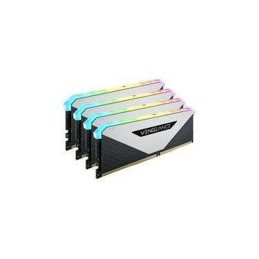 Imagem de Memória RAM Corsair Vengeance RT, RGB, 32GB (4x8GB), 3600MHz, DDR4, CL18, Branco - CMN32GX4M4Z3600C18W