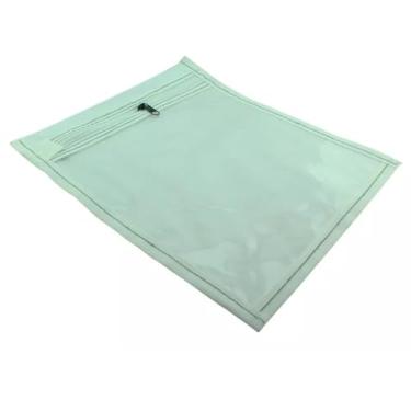 Imagem de Kit 10 Porta Ordem Serviços Para Óticas C/zíper C210 Md 210 Cor:Azul (Branco)