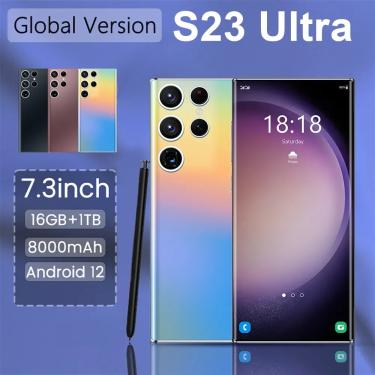 S24 Ultra 7.0 Inch HD Screen Smartphone 16GB+1TB 5G Dual Sim Celulares  Android13