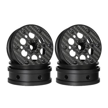Imagem de AMK Carbon Fiber 12mm Hex Hub 2.2 Beadlock Wheels Rims for 1/10 RC Crawler Tires Axial SCX10 TRX6 Gen7 Gen8 Gelande Pro GSPEED V4 TRX4 Upgrades Element Enduro 4Pcs (C)