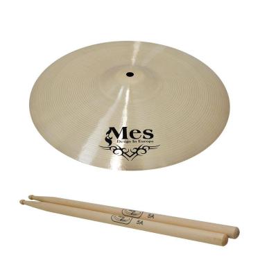 Imagem de Prato de Condução para Bateria 20" Liga de Bronze B8 ACT Series Mes Drums + Baqueta 5A Maple New York