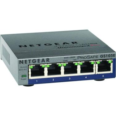 Imagem de Switch inteligente Gigabit NETGEAR de 5 portas