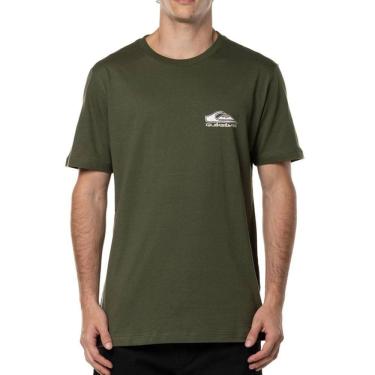 Imagem de Camiseta Quiksilver Step US WT24 Masculina Verde Militar
