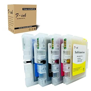 Imagem de Cartucho de tinta pré-preenchido F-INK compatível com sublimação de grama serra sublime Virtuoso SG400 e SG800, cartucho de tinta de sublimação recarregável