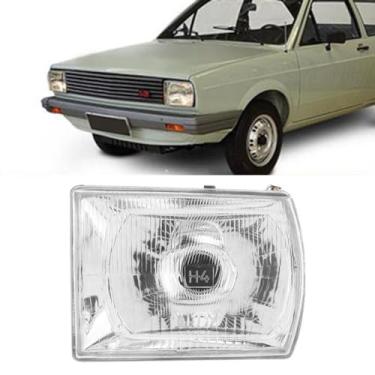 Imagem de Farol Gol Saveiro BX 1980 Ate 1986 LE H4 Lente de vidro Refrigerado Ar 30594100317