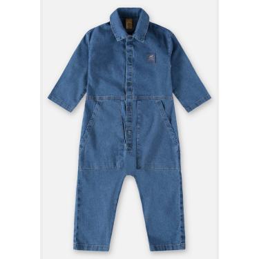 Imagem de Infantil - Macacão Jeans para Menino Up Baby Azul  menino