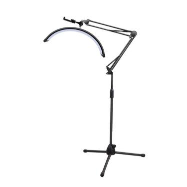 Imagem de Luminária Piso Led Arco Meia Lua Estética Cílios Maquiagem