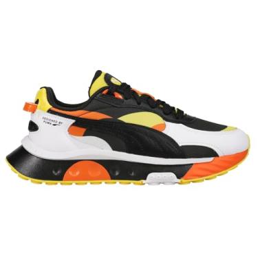 Imagem de PUMA Kids Boys Wild Rider 59Th Sneakers Shoes Casual - Black,White - Size 6 M