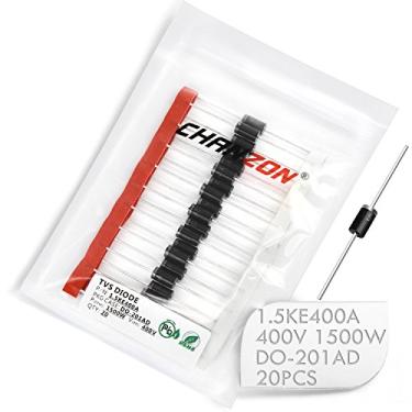 Imagem de (Pacote com 20 peças) Diodos Chanzon TVS 1.5KE400A 1.5KE400 1500W 400V DO-201AD (DO-27) Canal unidirecional 1500 Watt 400 Volt