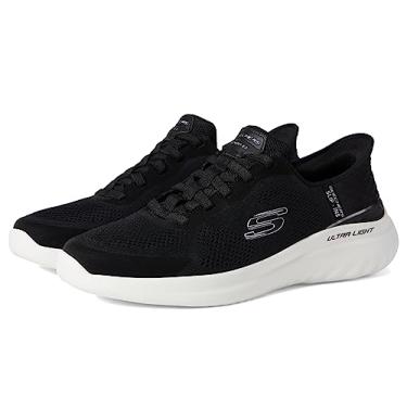 Imagem de Skechers Skechers Bounder 2.0 Emerged Tênis masculino sem cadarço, Preto/branco, 7.5 Wide