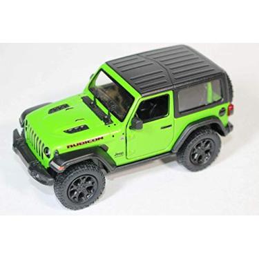 Imagem de Jeep Wrangler Rubicon Hard Top Green 2018 - Kinsmart P/B