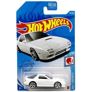 Imagem de DieCast Hot Wheels '89 Mazda Savanna RX 7, HW J-Imports 5/10 [White] 176/250