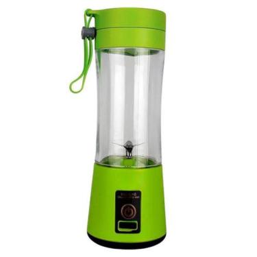 Imagem de Mini Liquidificador Portátil Recarregável Usb 4 Lâminas 380 - Gici Cas