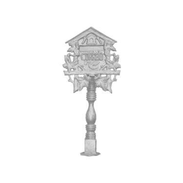 Imagem de Caixa de Correio Colonial Uva com Pé Ferro Fundido