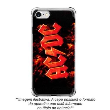 Imagem de Capinha Capa para celular Iphone 13 normal (6.1") - AC DC Fire ACDC2 -