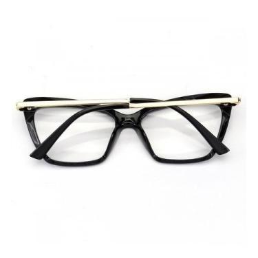 Imagem de Armação de Óculos Sem Grau Feminino Cristal Lapidado 3D - Bravã Generi