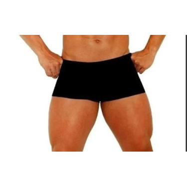 Imagem de Sunga Boxer Lisa Adulto Para Praia e Piscina com Cordão Para Ajuste - 