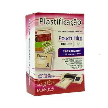 Imagem de Plástico Para Plastificação A4 220x307 Transparente c/100 Unidade - T1