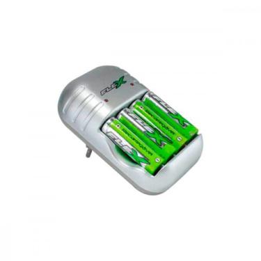 Imagem de Carregador Pilha C/4Pilha Fx.C03-4P - FLEX XCELL