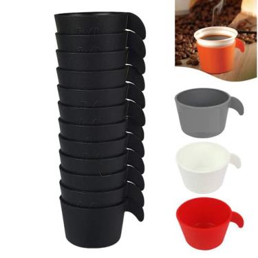 Imagem de Conjunto Copete 12 Porta Copos Descartável Cantinho Do Café Em Plástic