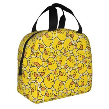Imagem de YOZIRIBO Lancheira infantil para meninas, meninos, mulheres, reutilizável, isolada, lancheira para escola, bolsa térmica à prova de vazamento, bolsas de alimentos para trabalho, piquenique,