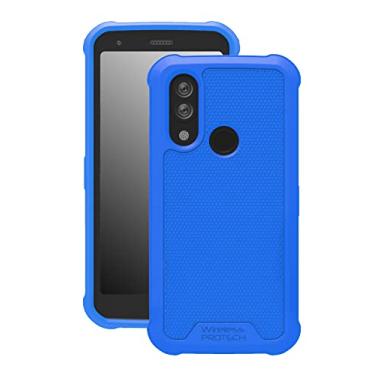 Imagem de Wireless PROTECH Capa compatível com CAT S62 PRO e CAT S62. Capa fina e flexível robusta com proteção contra quedas (azul)