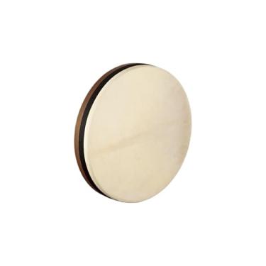 Imagem de Meinl Percussion Tambor de moldura de 35,5 cm, edição artesanal - NÃO feito na cabeça de pele de cabra, acabamento marrom nogueira, garantia de 2 anos, (AE-FD14T)