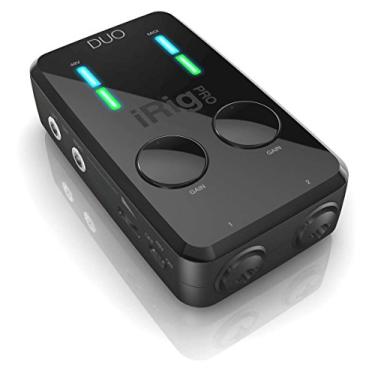 Imagem de IK Multimedia Interface de áudio profissional de 2 canais iRig PRO DUO para iPhone, iPad e Mac/PC