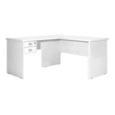 Imagem de Escrivaninha de canto em l village móveis branco