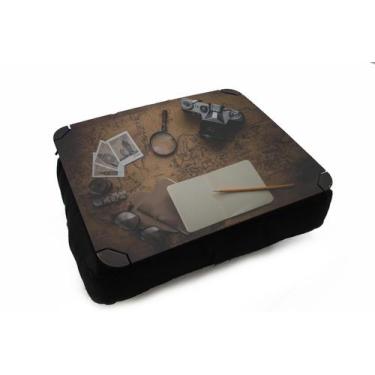 Imagem de Almofada Bandeja para Notebook Laptop Viagens Trip Cidades - Deluzz, M