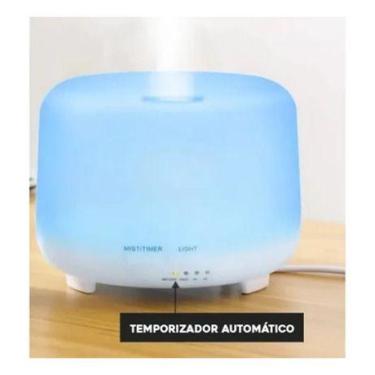 Imagem de Difusor Aromatizador Com Led 7 Cores 500ml - oem