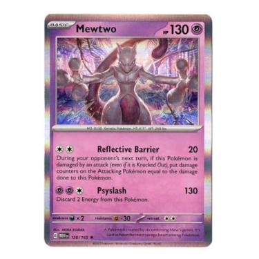Imagem de Pokemon – Mewtwo – 150/165 - Scarlet & Violet - 151 English Holo Rare Card