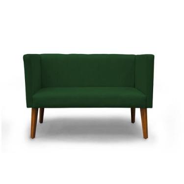 Imagem de Namoradeira Decorativa Barcelona Suede Verde - Casa & Estofados - Meu 