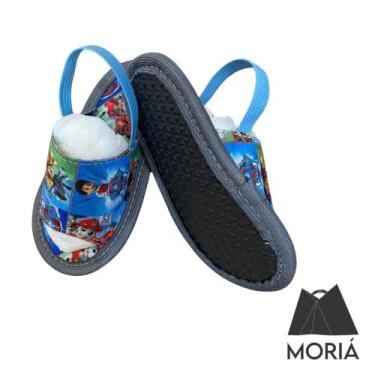 Imagem de Chinelo bebê slide luxo com elástico emborrachado - Moriá, Patrulha ca