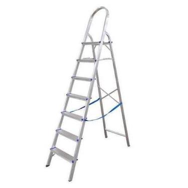 Imagem de Escada Aluminio Domestica 7 Degraus - Real - REAL CHAPAS