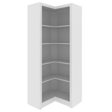 Imagem de Armário Estante de Canto Alto para Escritório Home Office ME4132 MDP B