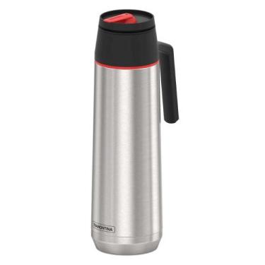 Imagem de Garrafa Térmica com bico Tramontina Exata Aço Inox Ampola 1L, 1L, Inox