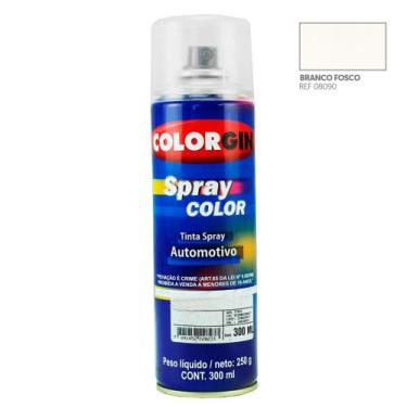 Imagem de Tinta Spray Automotiva BRANCO FOSCO 300ml COLORGIN