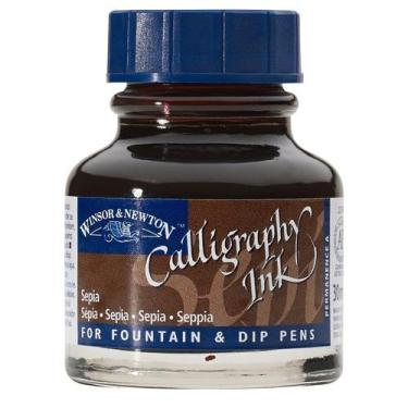 Imagem de Tinta De Caligrafia Winsor & Newton Ink Sepia 30ml