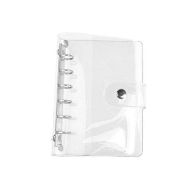 Imagem de A7 A6 A5 fichário transparente de folhas soltas para notebook, capa interna, agenda de anotações, agenda, álbum de fotos, pasta de arquivos