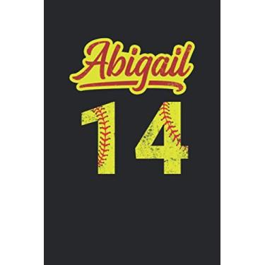 Imagem de Abigail 14: Softball Dotgrid Notebook for Catcher/Pitcher Girls Training Journal at Sports, High School, College, University