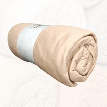 Imagem de Lençol Avulso King com Elástico Malha 100% Algodão Vivaldi Premium Sul Brasil (Doce de Leite)