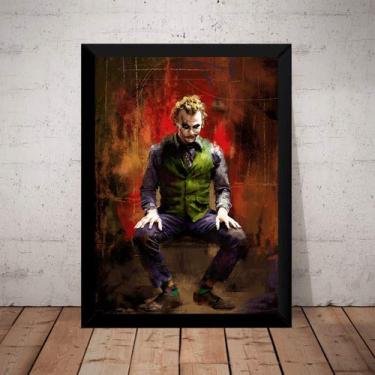 Imagem de Quadro Decorativo Coringa Joker Arte Vilão Batman