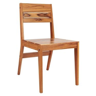 Imagem de Cadeira Tramontina Verona Madeira Teca Acabamento Envernizado Tramontina