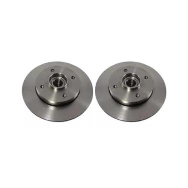Imagem de PAR DISCO FREIO TRASEIRO COM ROLAMENTO E ELO MAGNETICO 249MM C4 CACTUS C3 PICASSO C4 PALLAS DS3 208 2008