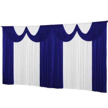 Imagem de Cortina De Malha Helanca Paris Igreja Festas Eventos 10 metros - Denni