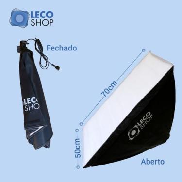 Imagem de Softbox 50 X 70 Com Soquete E27 Fotografia Video - Leco Shop