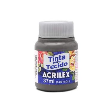 Imagem de Tinta Para Tecido Acrilex Fosca 37ml Escolha a Cor, 994 - CINZA CHUMBO